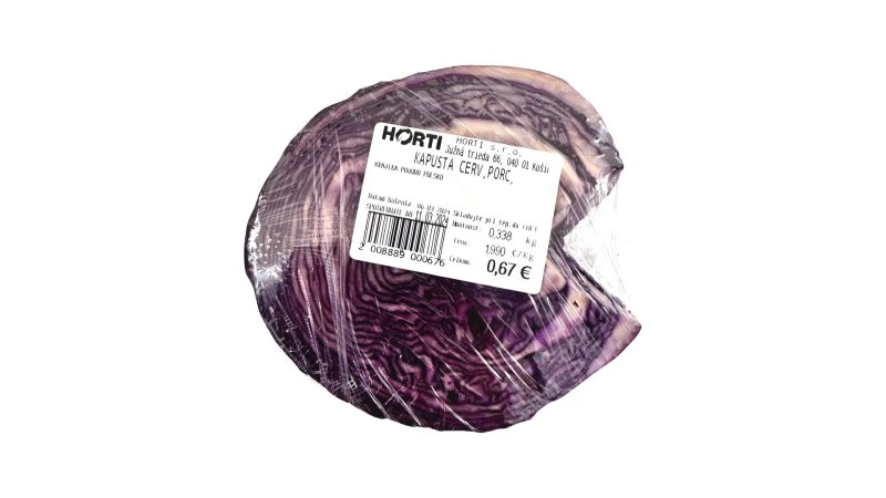 HORTI Porcovaná kapusta červená balené/kg