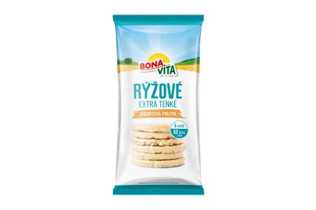 Ryžové chlebíčky jogurtová poleva 70g BONAVITA