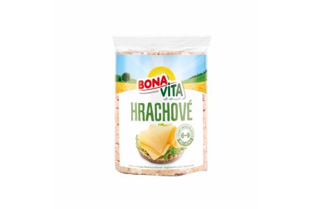 Celozrné chlebičky Hrach morská soľ 100g BONAVITA
