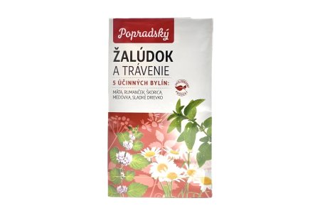 Čaj bylinný Žalúdok a trávenie 22,5g BOP