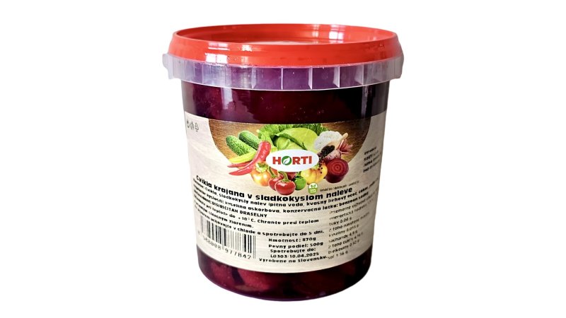 HORTI Červená repa krájaná v náleve 870g