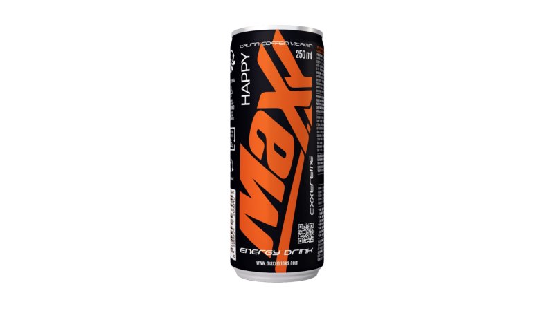 Nápoj energetický Maxx Happy 250ml plechovka