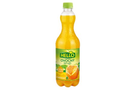 Sirup ovocný Pomaranč 0,7l Hello