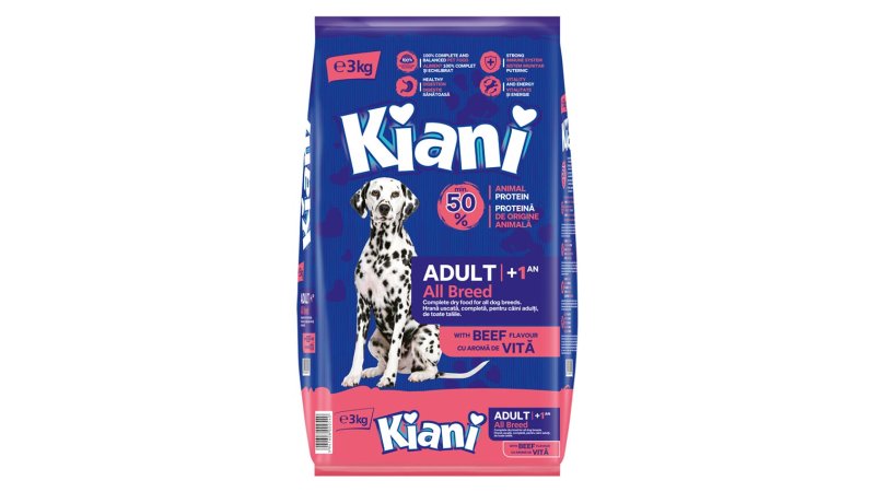 Krmivo Pes granule hovädzie 3kg KIANI