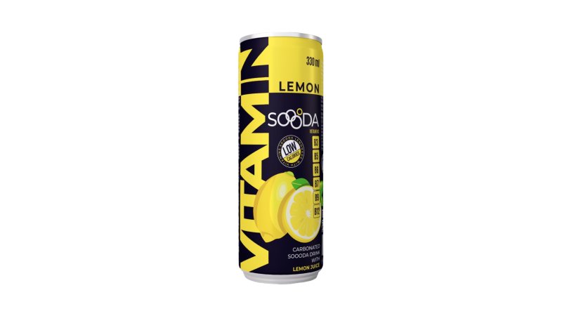 Nápoj Vitamin Sooda Lemon 330ml plech