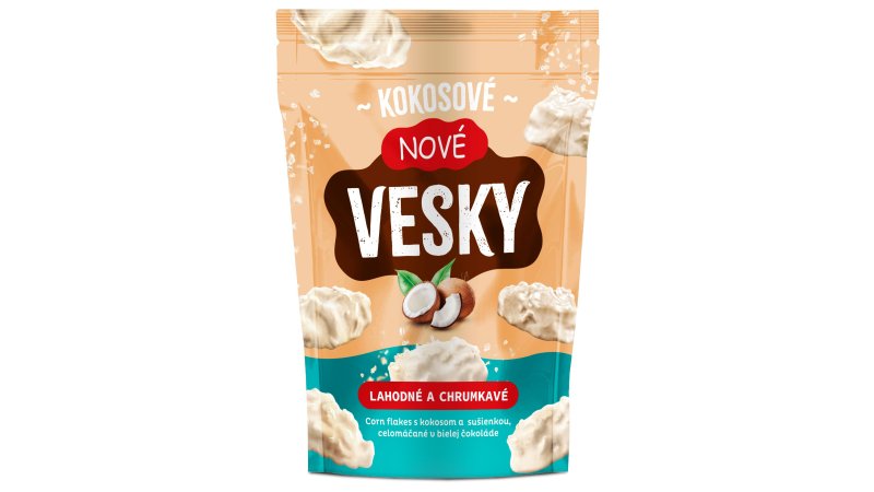 Snack Vesky kokosové 100g