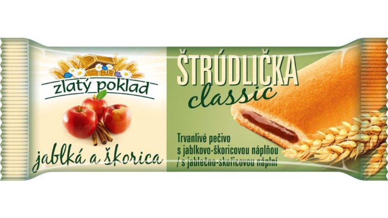 Pečivo štrúdlička jablko 21g