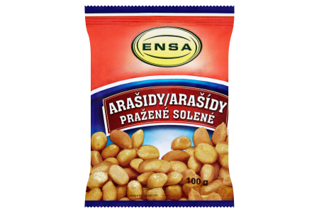 Arašidy pražené solené 100g ENSA