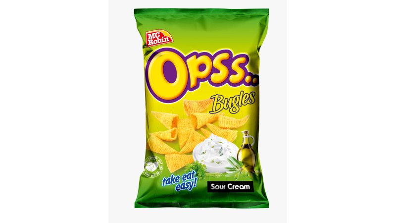 Trubičky Opss príchuť smotana cibuľa 30g