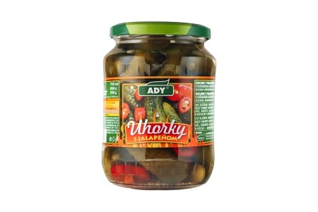 Uhorky s Jalapeňom 720ml PP 330g Ady