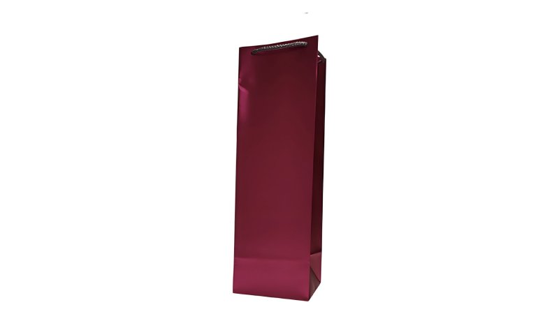 Taška Darčeková-Fľaša Metalic Satén Cyklamen 12x37x11cm