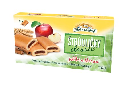 Pečivo štrúdličky jablko škorica XXL 252g