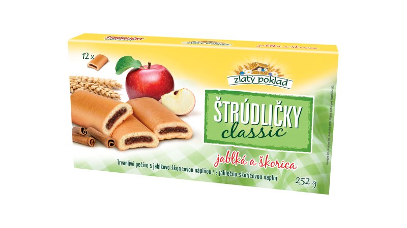 Pečivo štrúdličky jablko škorica XXL 252g