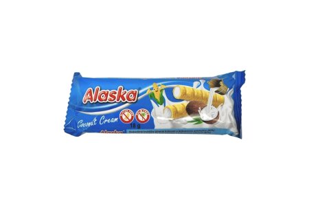 Trubičky kukuričné Alaska Kokos 18g