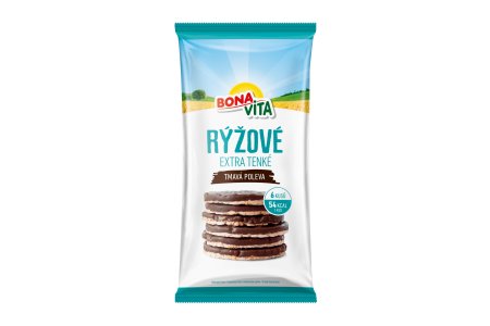 Ryžové chlebíčky kakaová poleva 70g BONAVITA