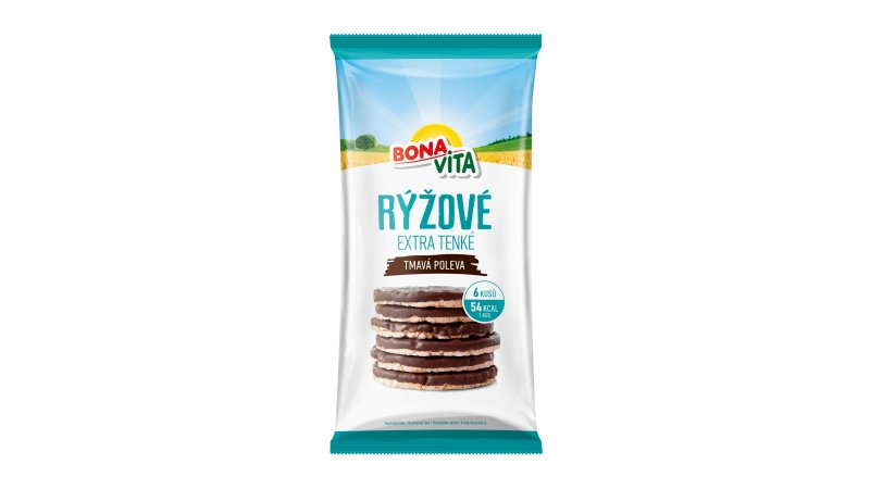 Ryžové chlebíčky kakaová poleva 70g BONAVITA