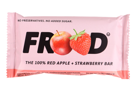 Snack ovocný 100% lyofilizované 10g červené jablká a Jahody