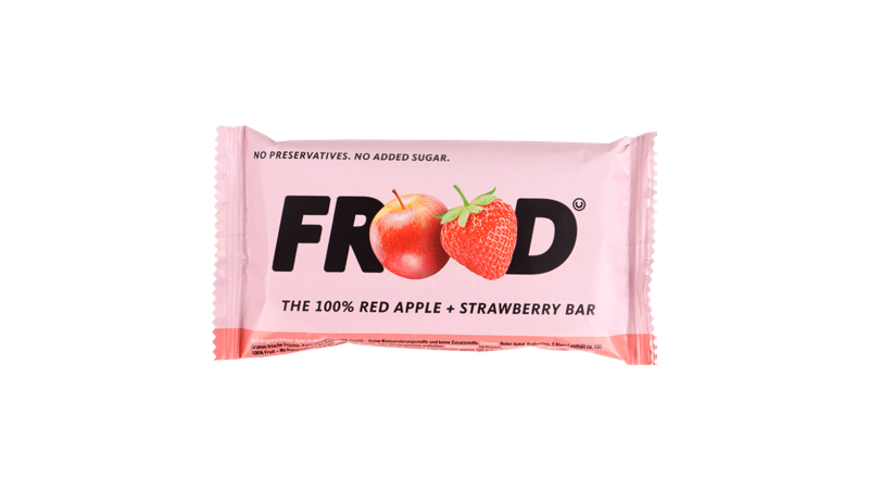 Snack ovocný 100% lyofilizované 10g červené jablká a Jahody