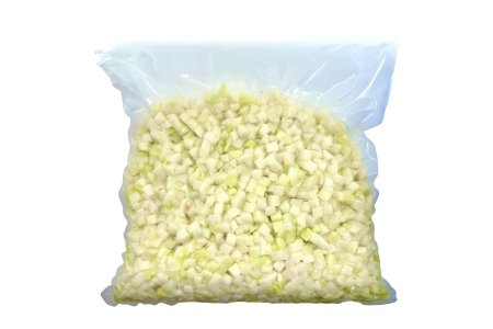 Kaleráb čistený kocky 3kg/ks