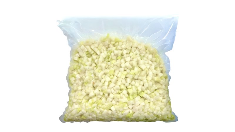 Kaleráb čistený kocky 3kg/ks