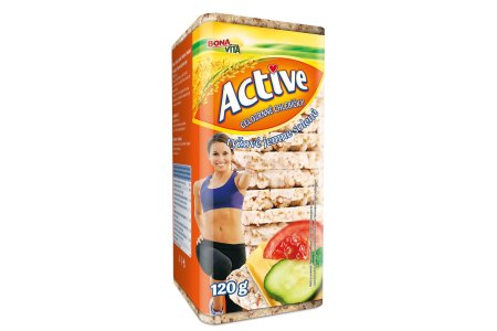 Chlebík celozrnný Ryžový Jemne Solený 120g BonaVita