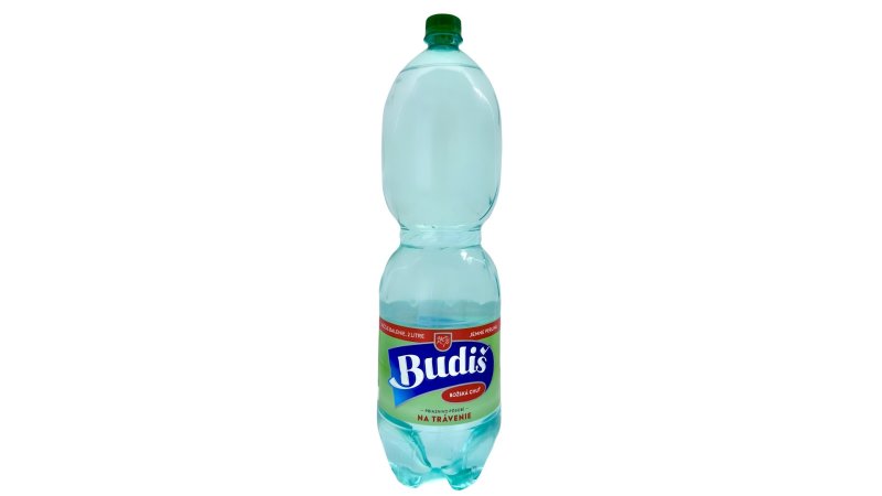 Voda Budiš Jemne perlivá 2l PET