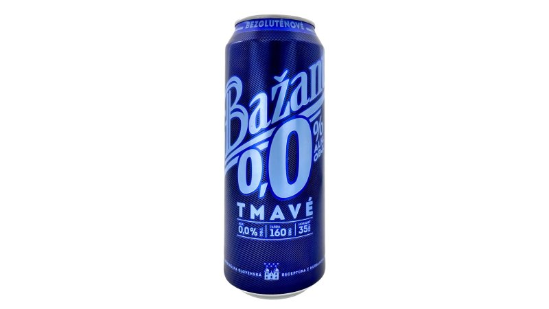Pivo Zlatý Bažant 0,0% Nealko Tmavé 0,5l plech