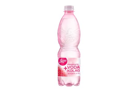 Voda Lucka Kolagén Jahoda-Ruža 0,5l