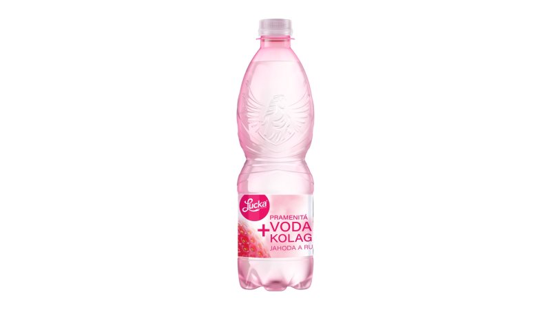 Voda Lucka Kolagén Jahoda-Ruža 0,5l