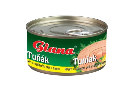 Tuniak kúsky v rastlinnom oleji 170g Giana