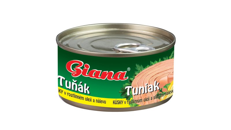 Tuniak kúsky v rastlinnom oleji 170g Giana