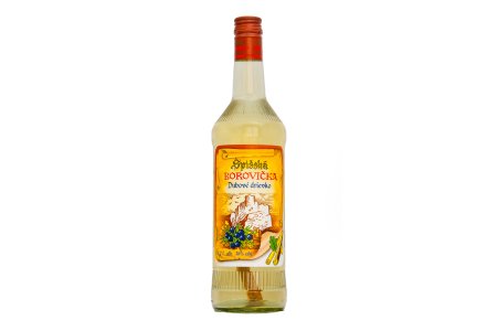 Borovička Spišská Dubové drievko 38% 0,7l