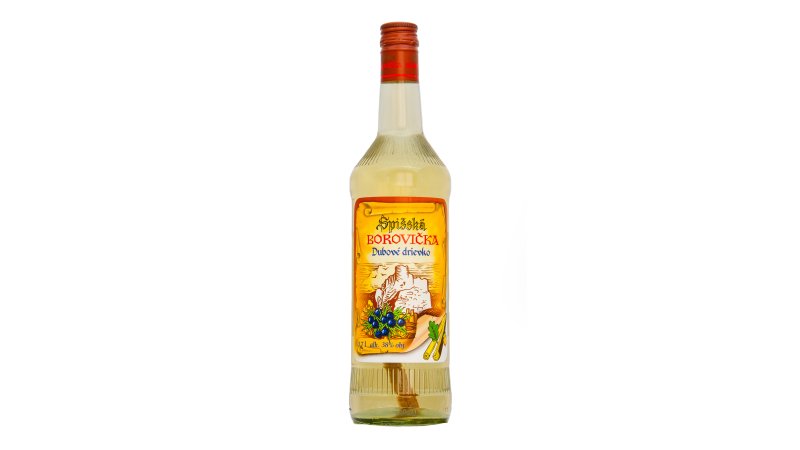 Borovička Spišská Dubové drievko 38% 0,7l