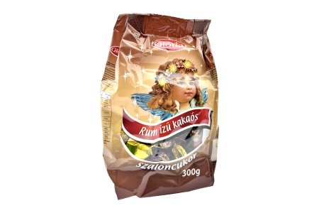Salónky s kakaovo-rumovou príchuťou celomačané 300g