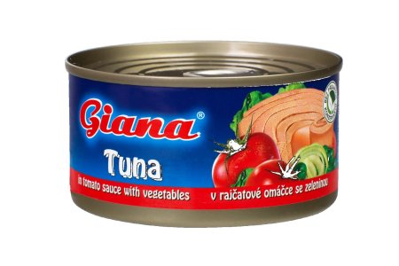 Šalát Tuniak v Paradajkovej omáčke so Zeleninou 185g Giana