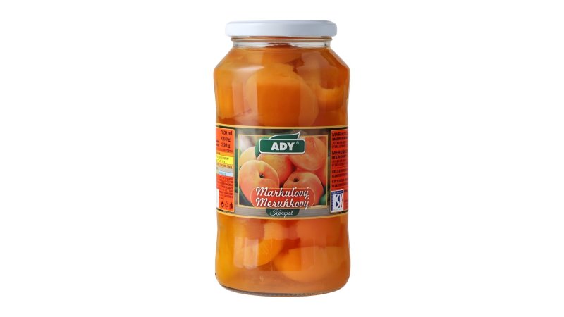 Kompót Marhule 720ml PP330g Ady