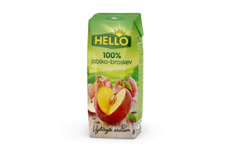 Džús Jablko-Broskyňa100% 250ml Hello
