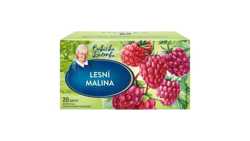 Čaj Babička Růženka Lesná Malina 20x2g
