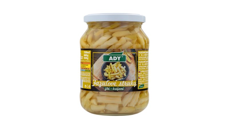 Fazuľové Struky Žlté 720ml PP 350g Ady