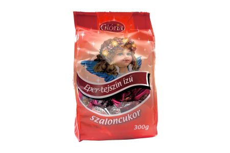 Salónky s jahodovou príchuťou celomáčané 300g