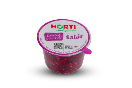 Cviklový šalát s chrenom sladkokyslom náleve 500g HORTI