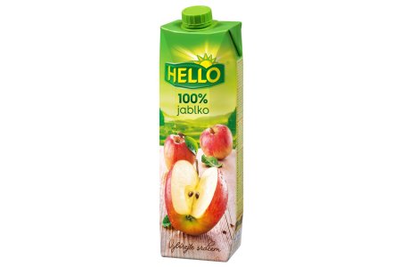 Džús Jablko 100% 1l Hello