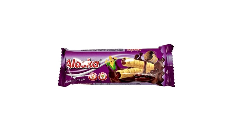 Trubičky kukuričné Alaska Kakao 18g