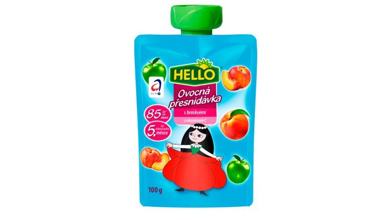 Detská výživa Broskyňa 100g Hello