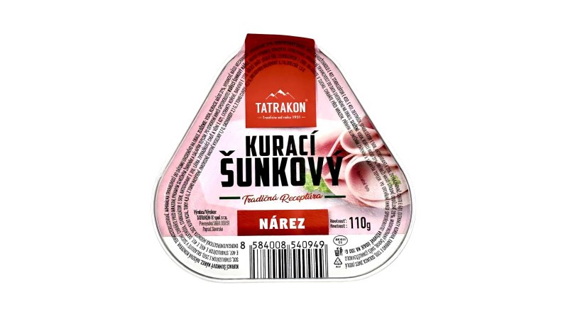 Nátierka Nárez Šunkový Kurací 110g Tatrakon