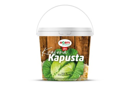 Kapusta kvasená v slanom náleve 3 kg vedierko HORTI