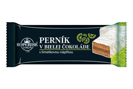 Perník biela čokoláda Limetka náplň 47g