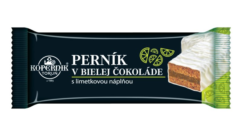 Perník biela čokoláda Limetka náplň 47g