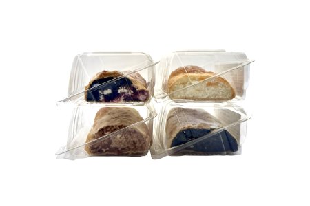 Štrúdľa balená 250g mix (mak-višňa/jablko-orechy/tvaroh-broskyňa/mak-tvaroh-višňa)