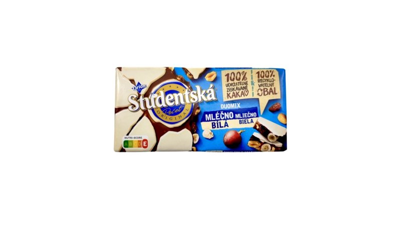 Čokoláda Študentská Pečať Bielo-Mliečna 170g